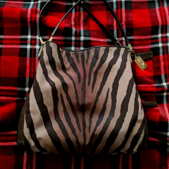 Coach Zebra print purse
